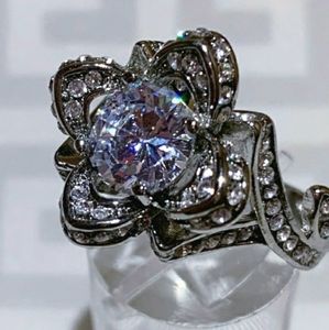 Womens 3.75ctw AAA Zircon Ring, Size 8, Fashion Jewelry